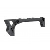 MULTI-FUNCTIONAL ANGLED FOREGRIP/HANDSTOP FOR KEY-MOD HANDGUARD - BLACK [CASTELLAN]